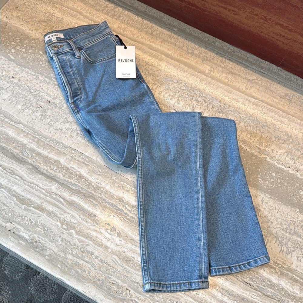 NWT Re/Done Classic Blue Button-Fly Jeans